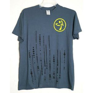 ZUMBA Unisex Zumba Green Logo T-Shirt One Size  Large Appx 42" Chest See Measure
